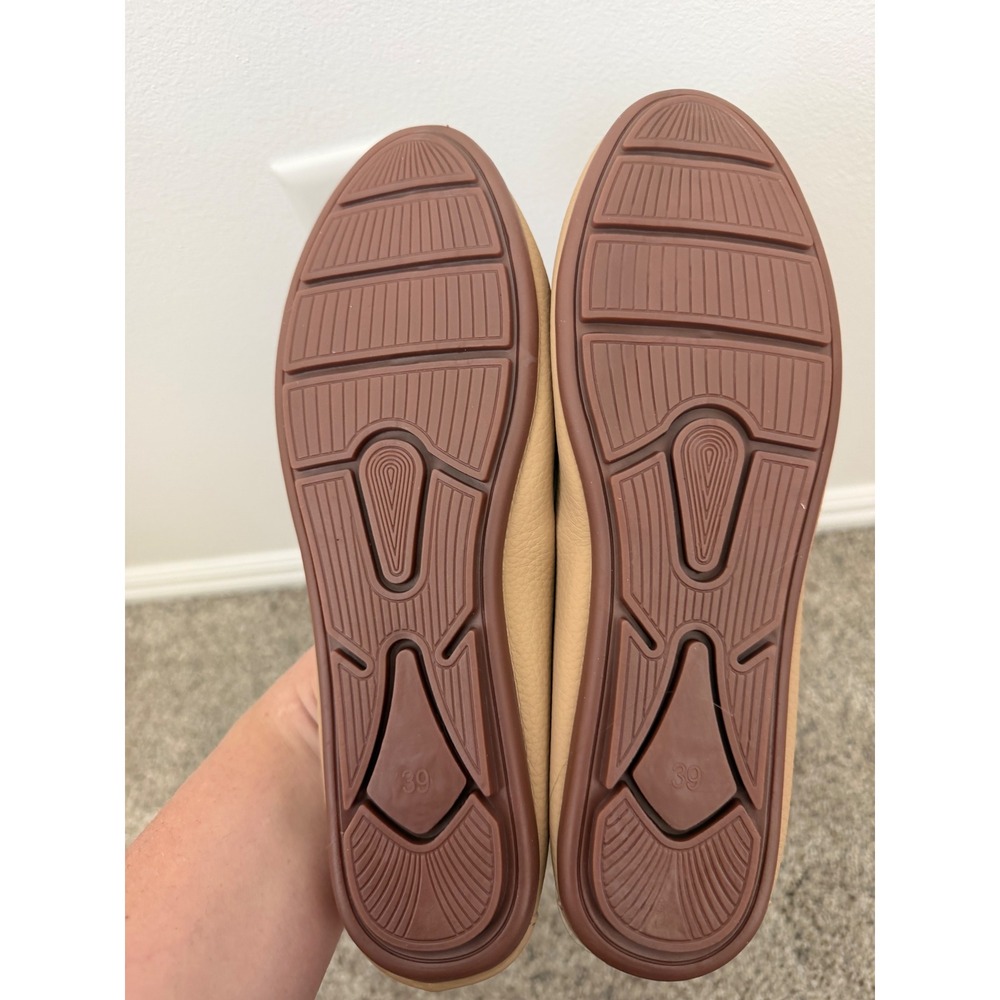 Rongen Tan Loafers – Women's Size 39 – NWOT - Picture 4 of 6